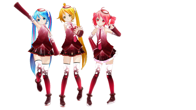 Coke Miku, Neru, Teto