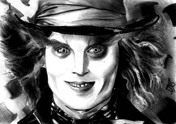 Johnny Depp in Alice in wonder