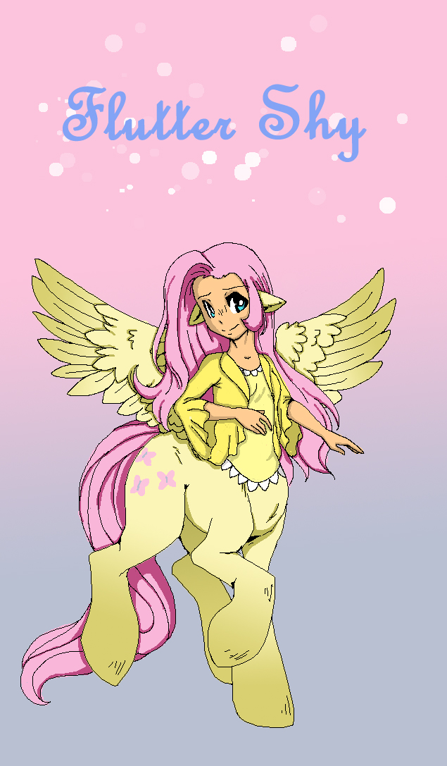 My Little Centaur Flutter Shy