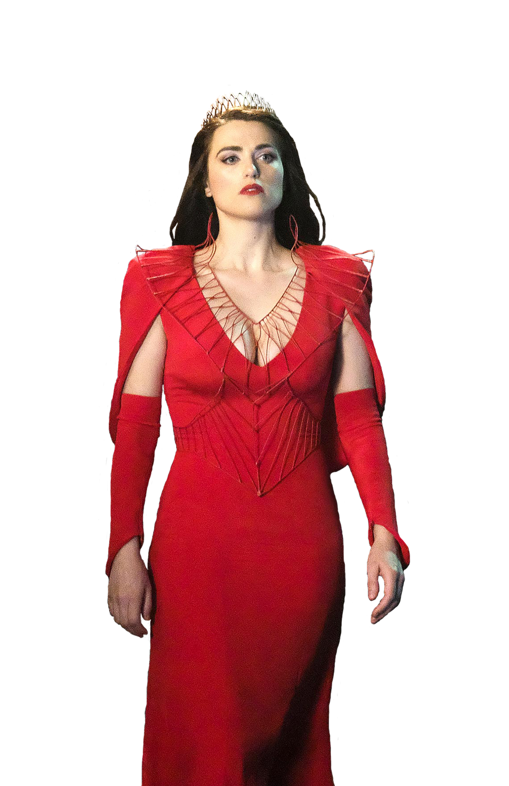 lena luthor red dress cwsupergirlgifs Lena Luthor