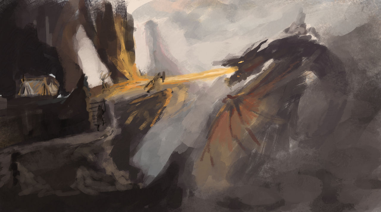 So I made a study of one of Greg Rutkowski's works by NicoTactics on ...