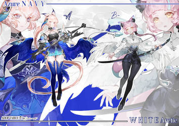 [Set Price] Azure NY, White AT [Closed]