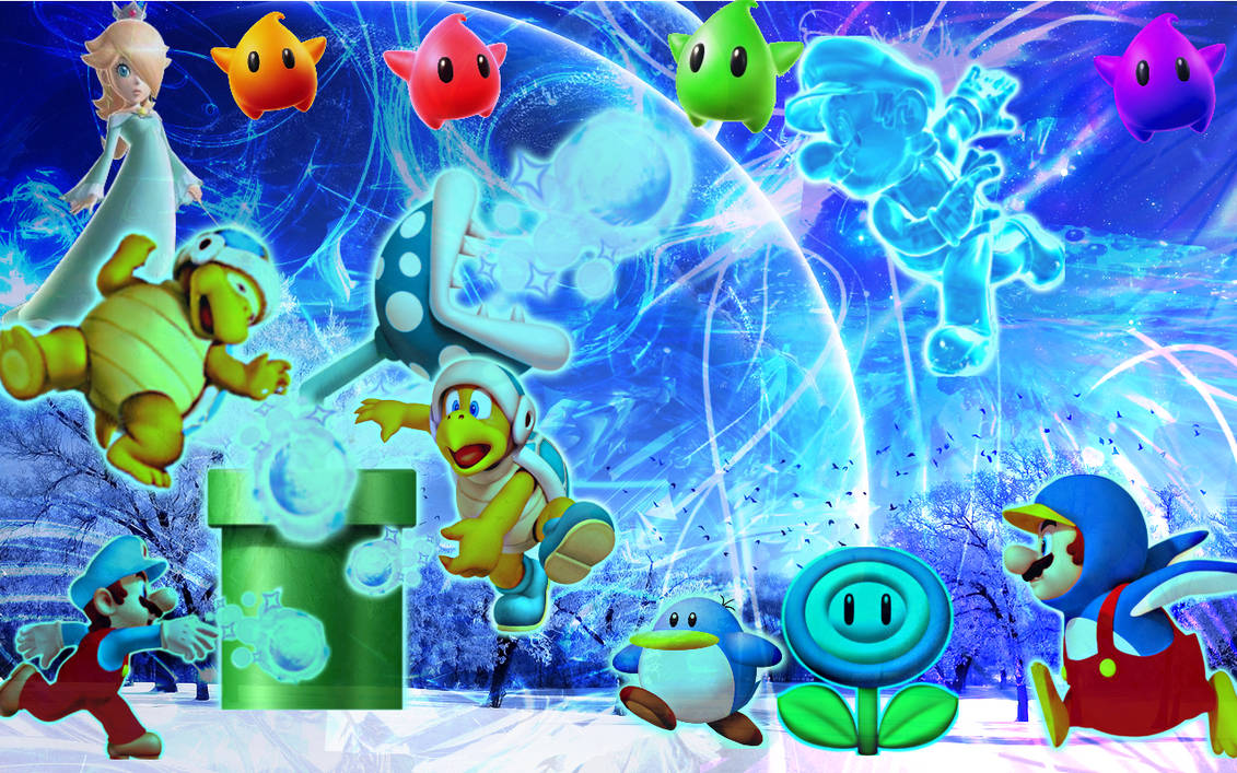 Ice Mario Desktop by linskage12345 on DeviantArt