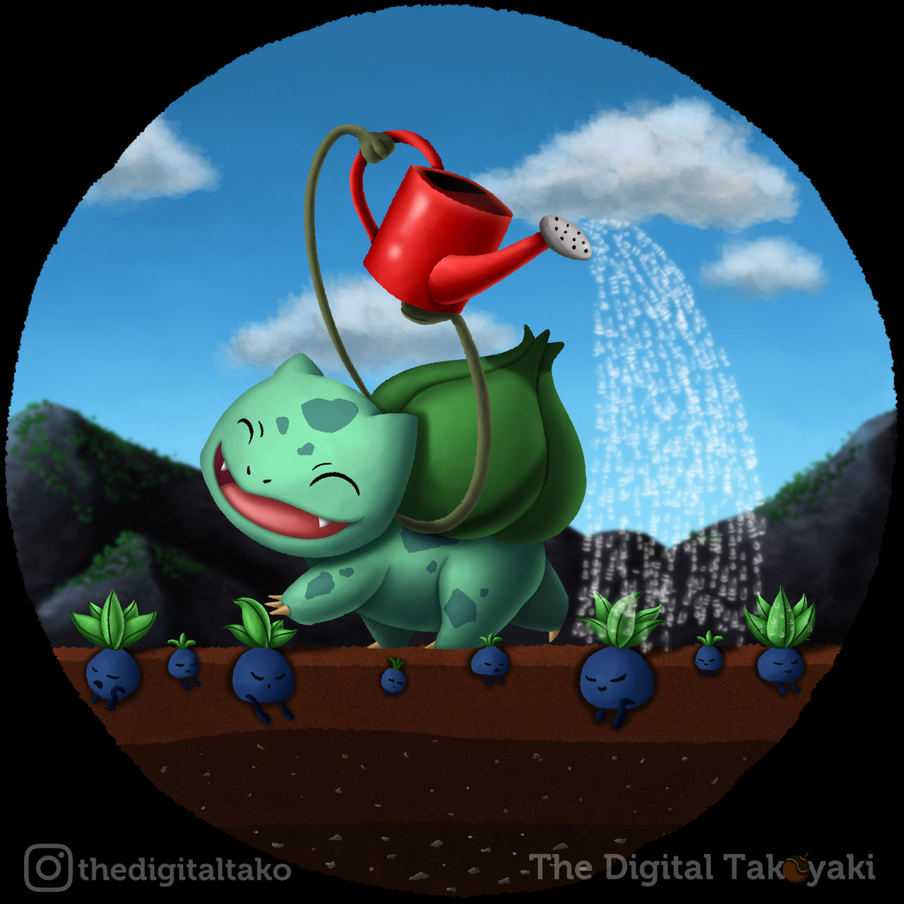 Bulbasaur Hello Bulbasaur, the gardener by TheDigitalTakoyaki on DeviantArt