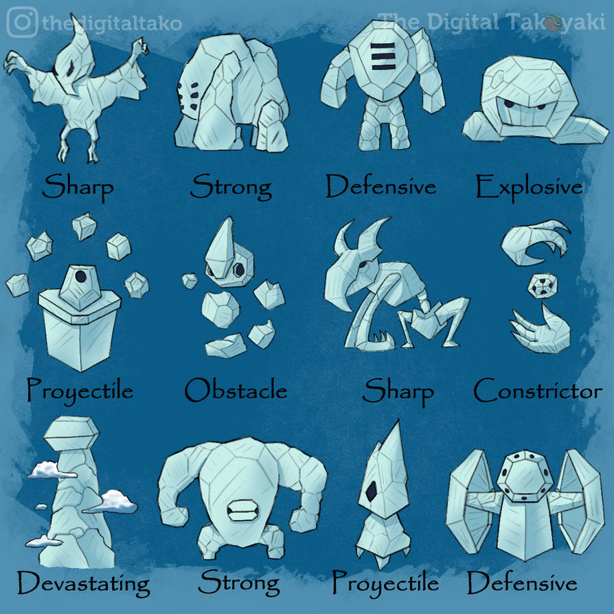 Ice Elementals by TheDigitalTakoyaki on DeviantArt