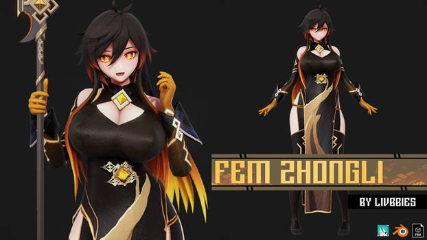 [Model DL] Female Zhongli