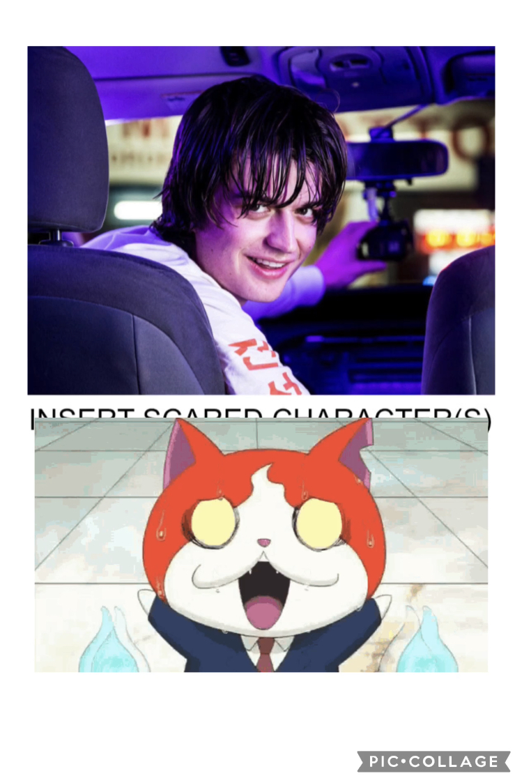 Jibanyan is horrified of Kurt Kunkle by crazygirl83 on DeviantArt