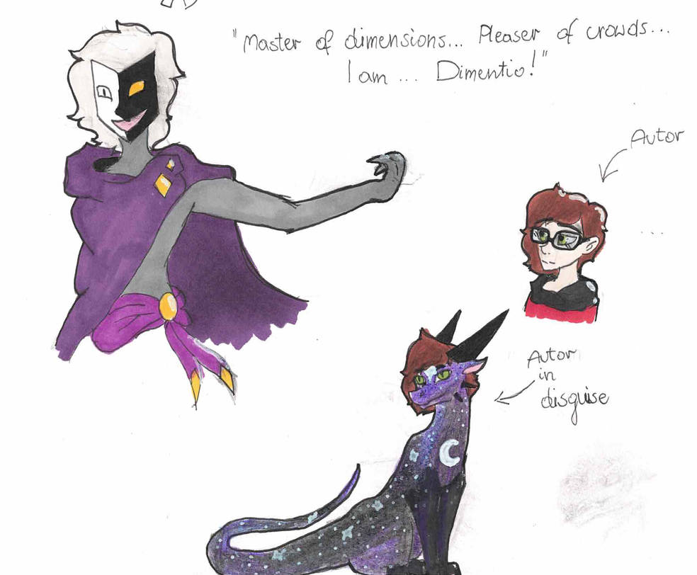 Dim Human Human Dimentio with Autor by Ying199 on DeviantArt