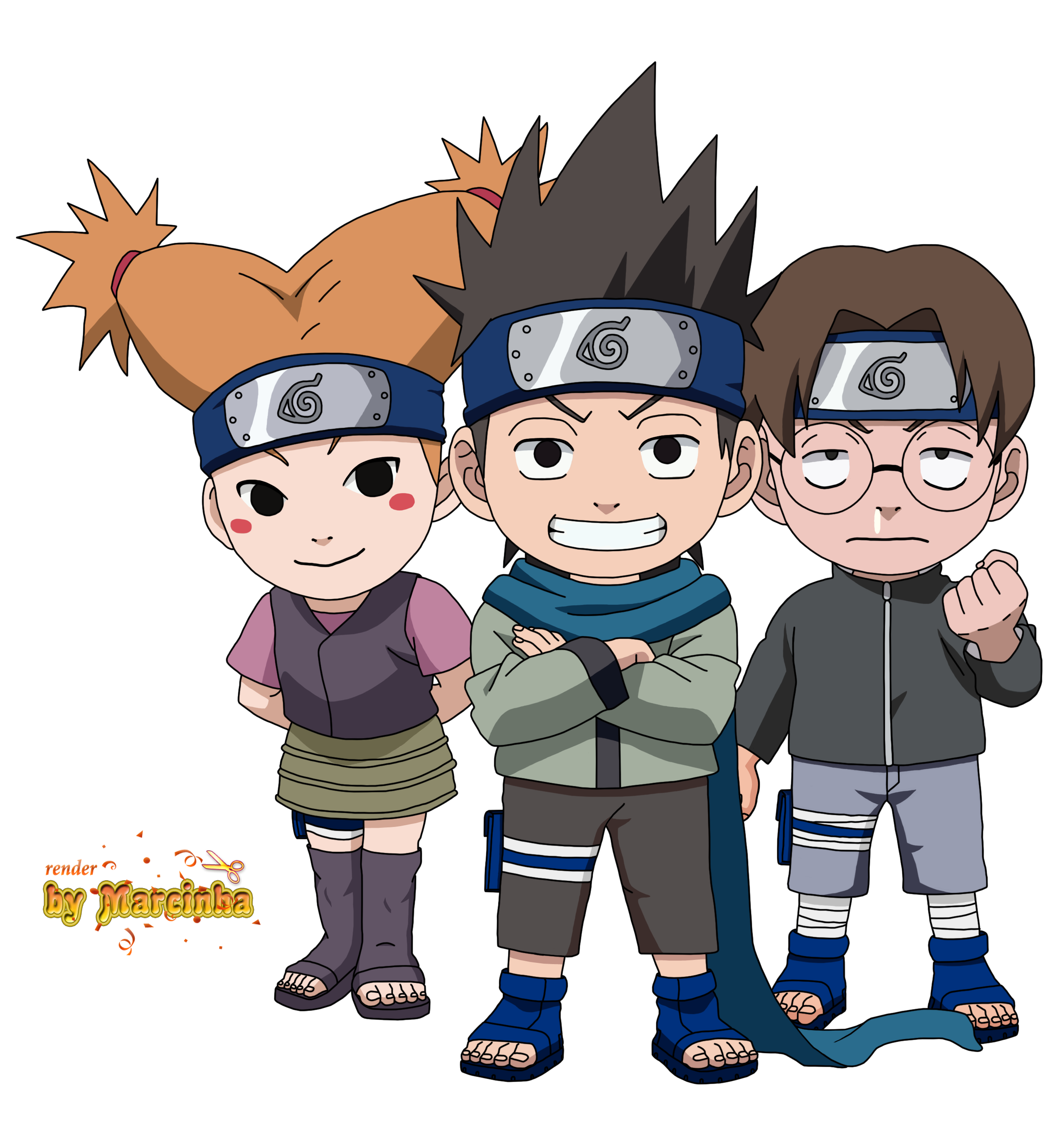 Chibi Konohamaru Ninja Squad