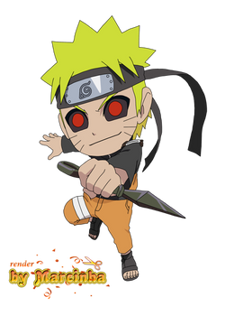 Render Chibi Dark Naruto