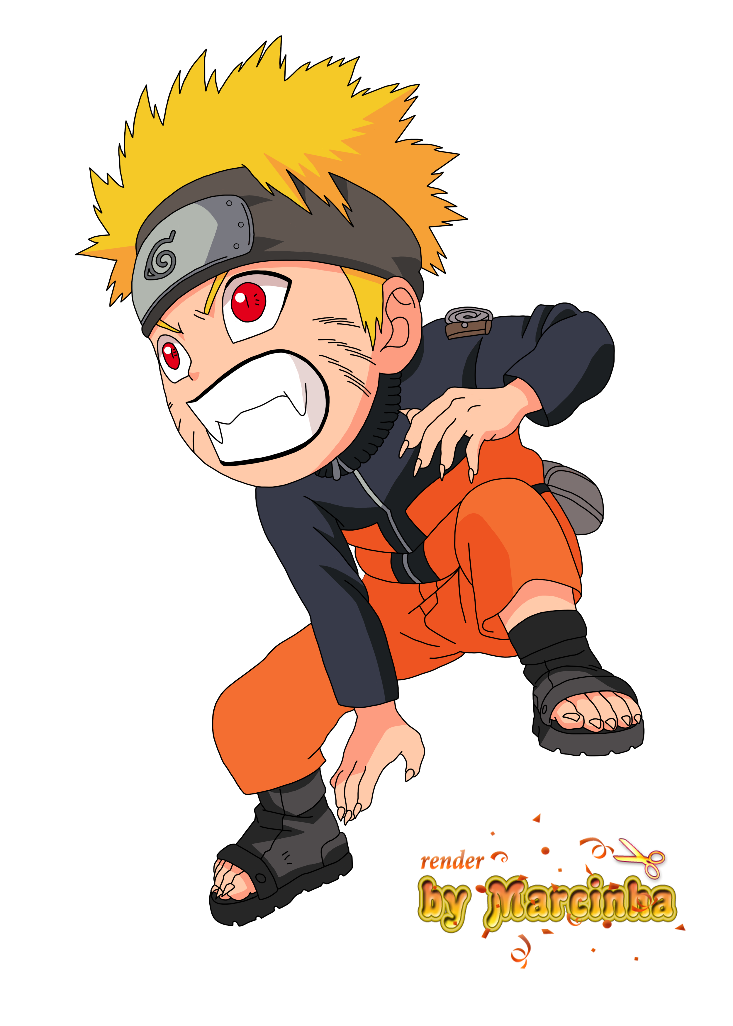 Desenho novo - Uzumaki Naruto Chibi [Naruto Shippuden]