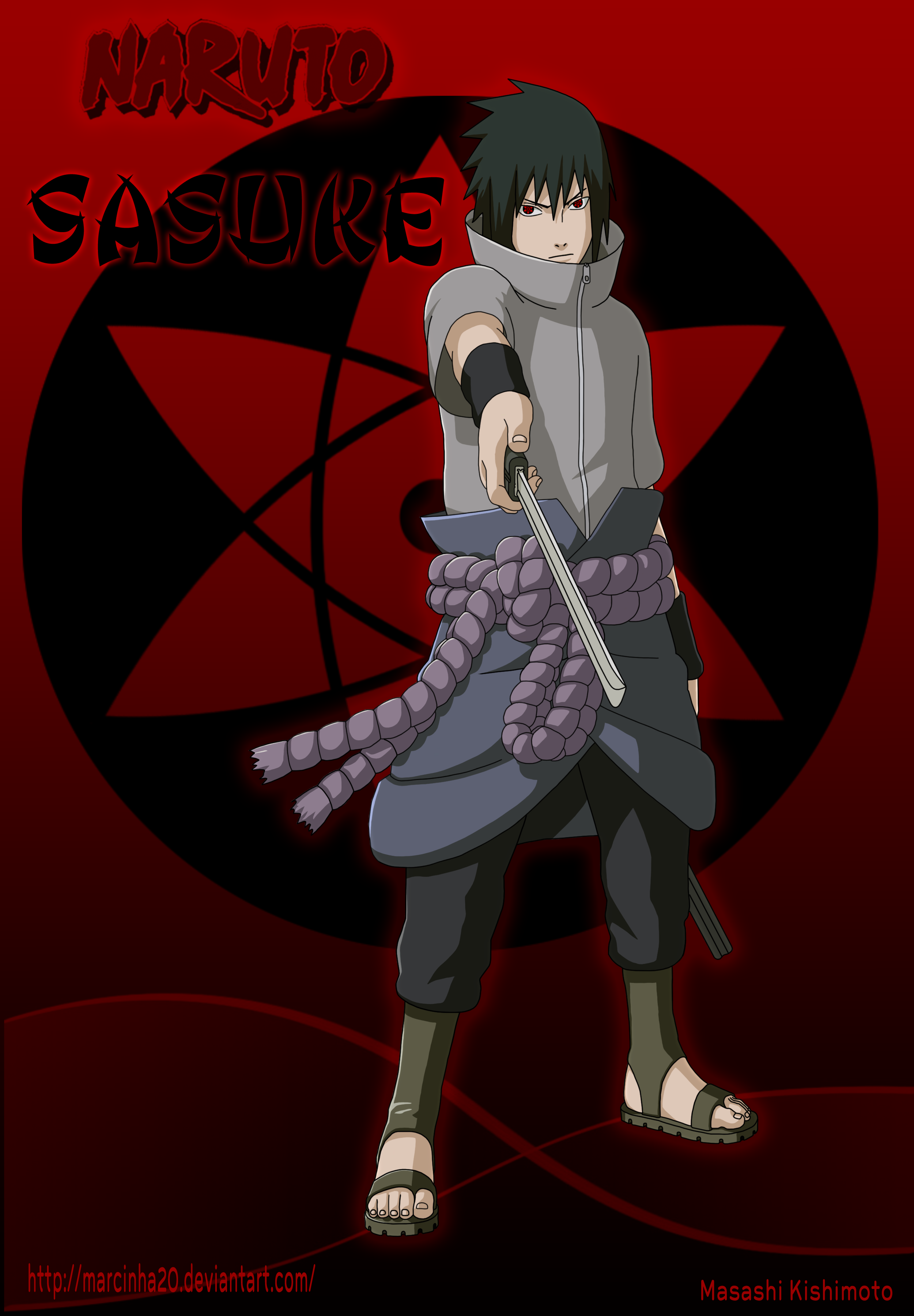 Uchiha Sasuke by Apostoll on deviantART