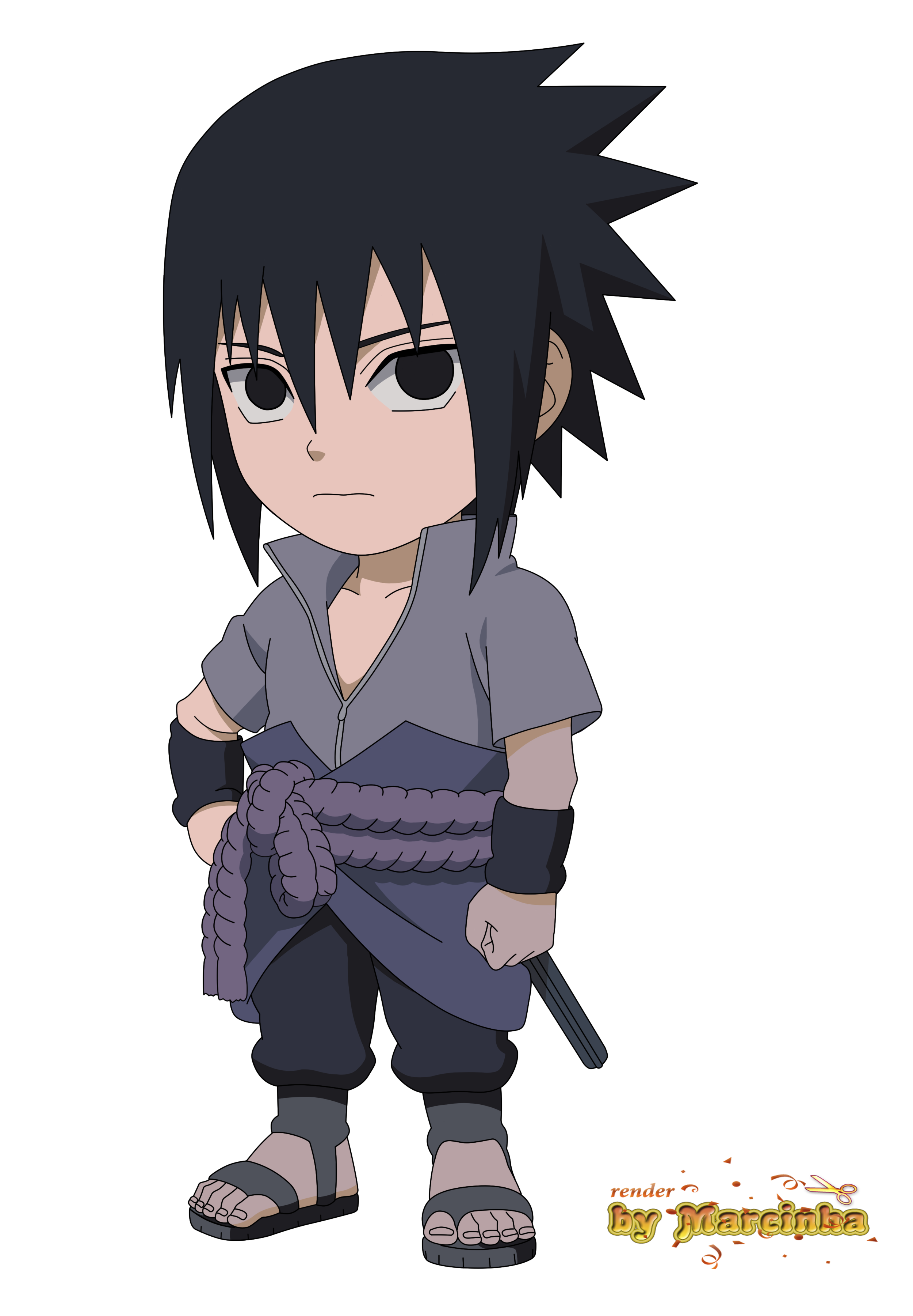 Kid Sasuke Render by AlexisAguirrez on DeviantArt