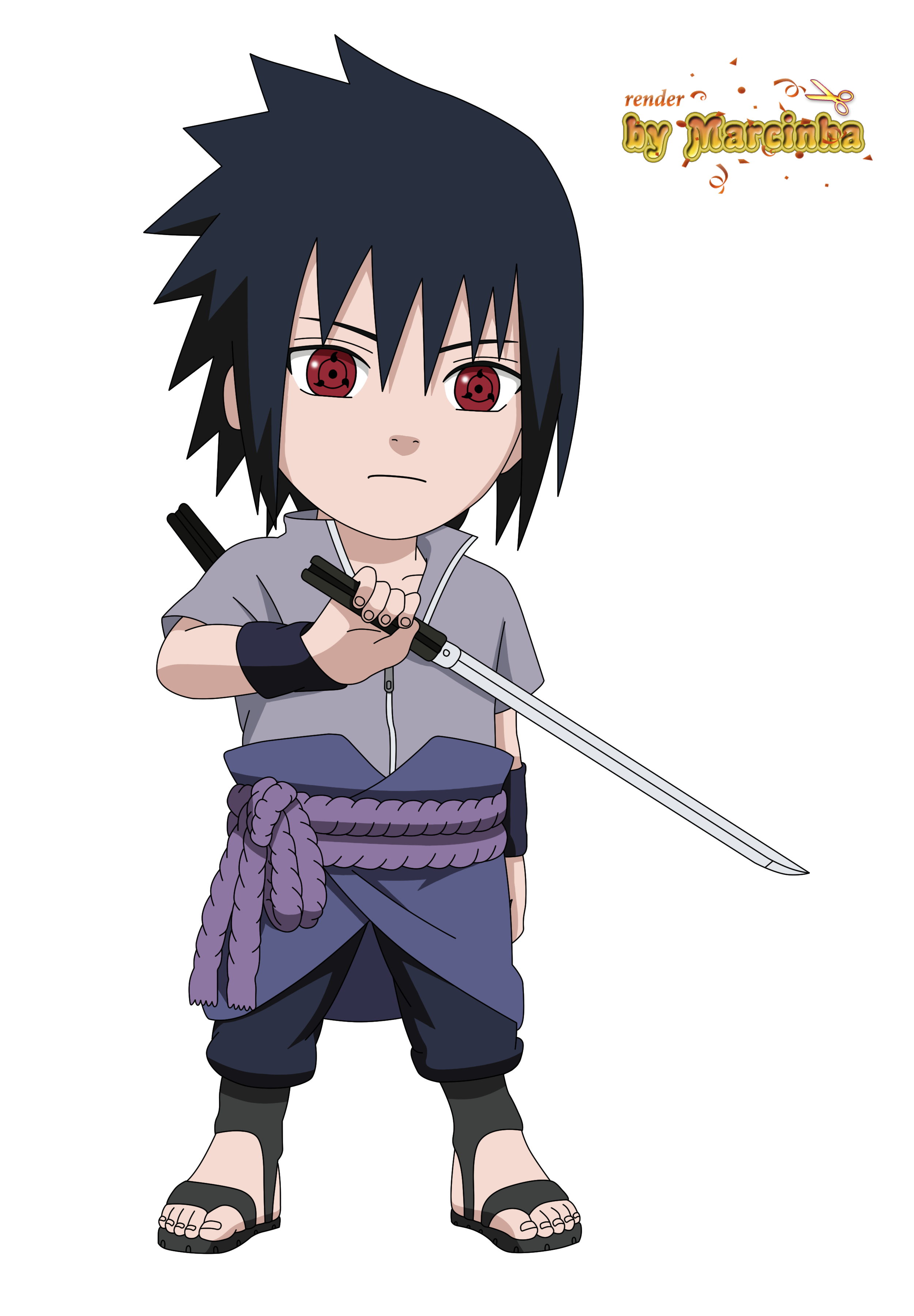 PNG Chibi Sasuke Sharingan by Marcinha20 on DeviantArt