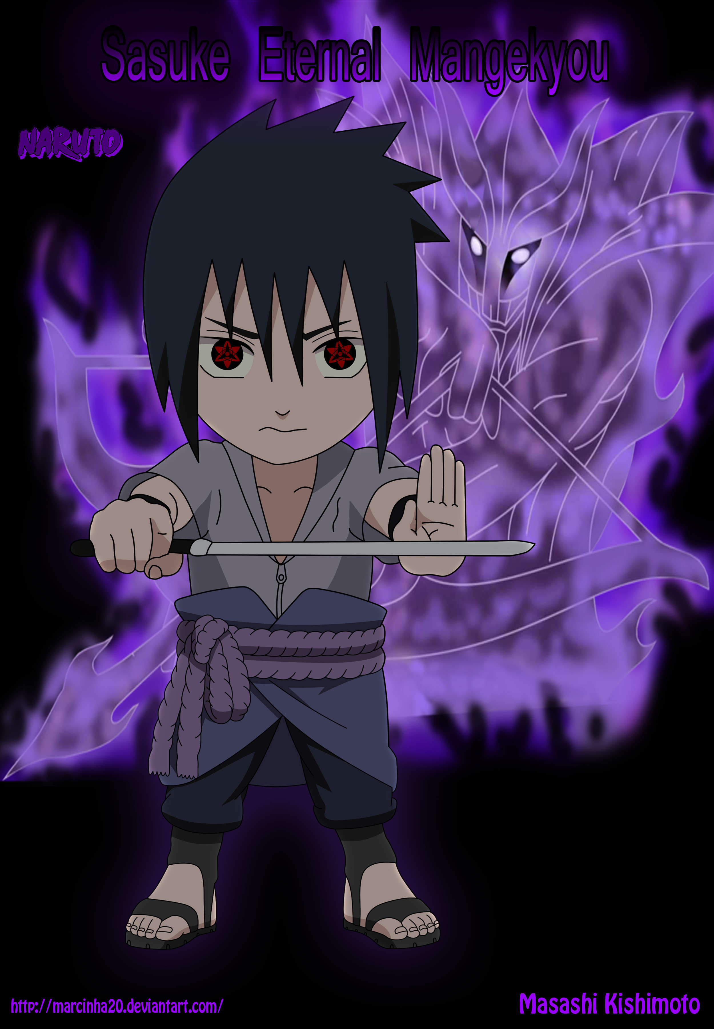 PNG Chibi Sasuke Sharingan by Marcinha20 on DeviantArt