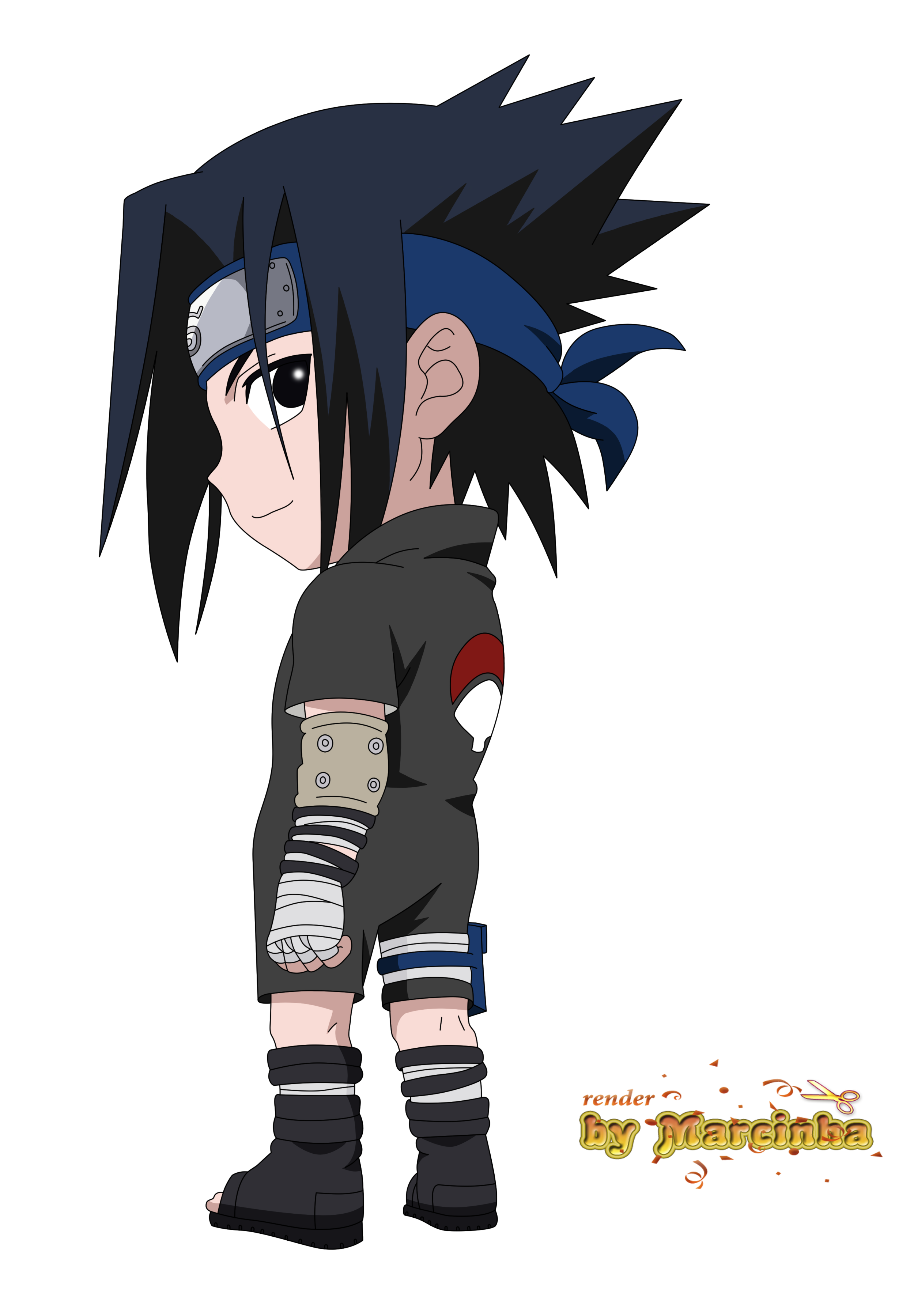 Sasuke Classico Chibi Naruto Shippuden 6,5 Cm Saske Criança