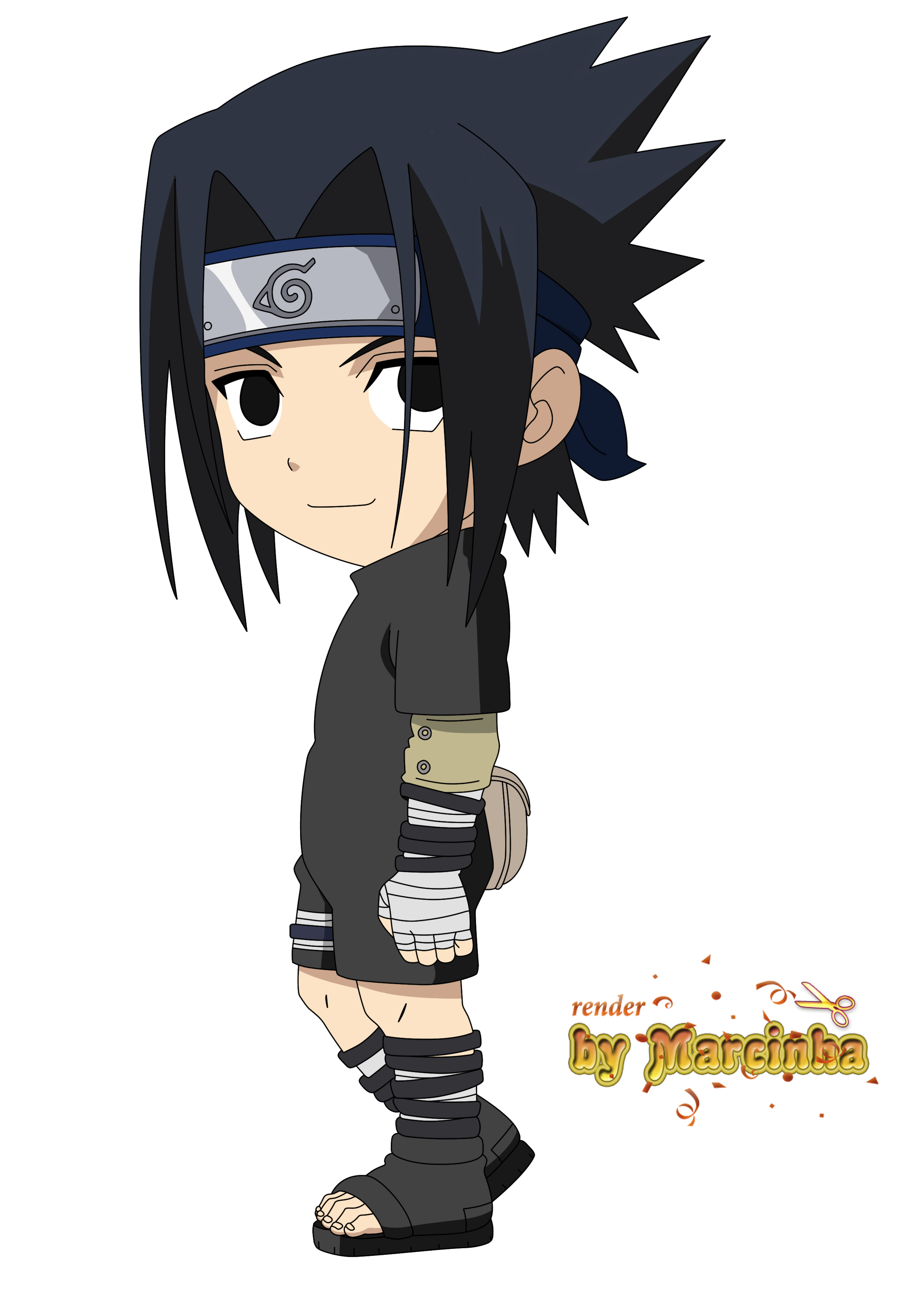 PNG Chibi Sasuke Uchiha Genin by Marcinha20 on DeviantArt