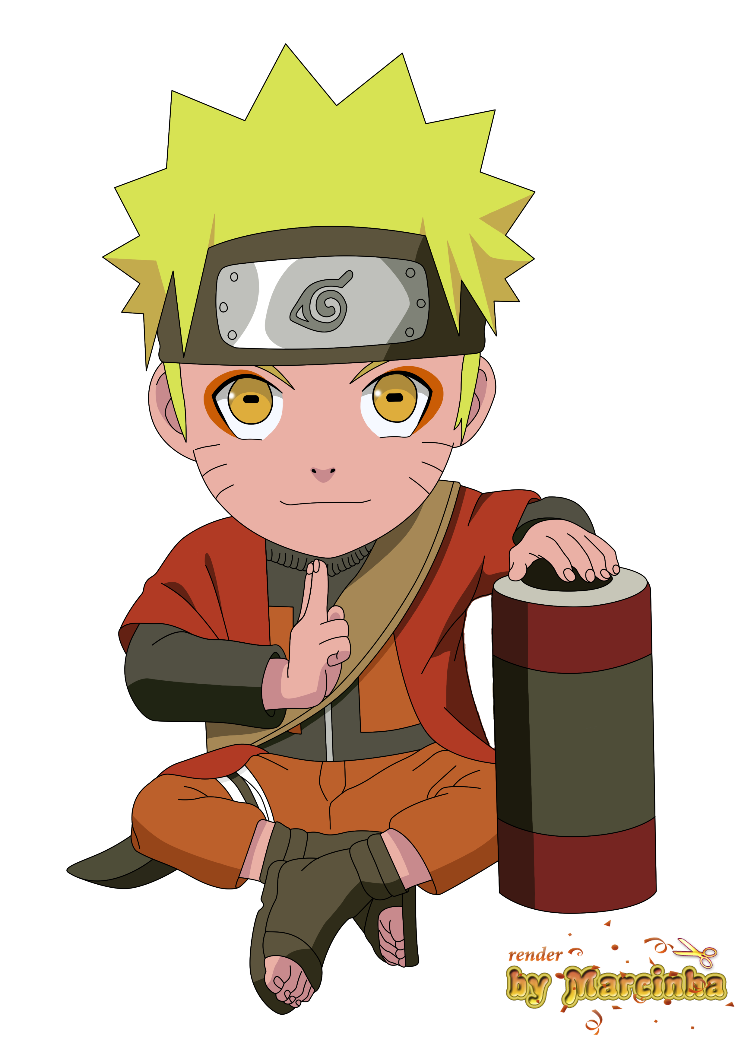 PNG Chibi Naruto Uzumaki Sennin by Marcinha20 on DeviantArt