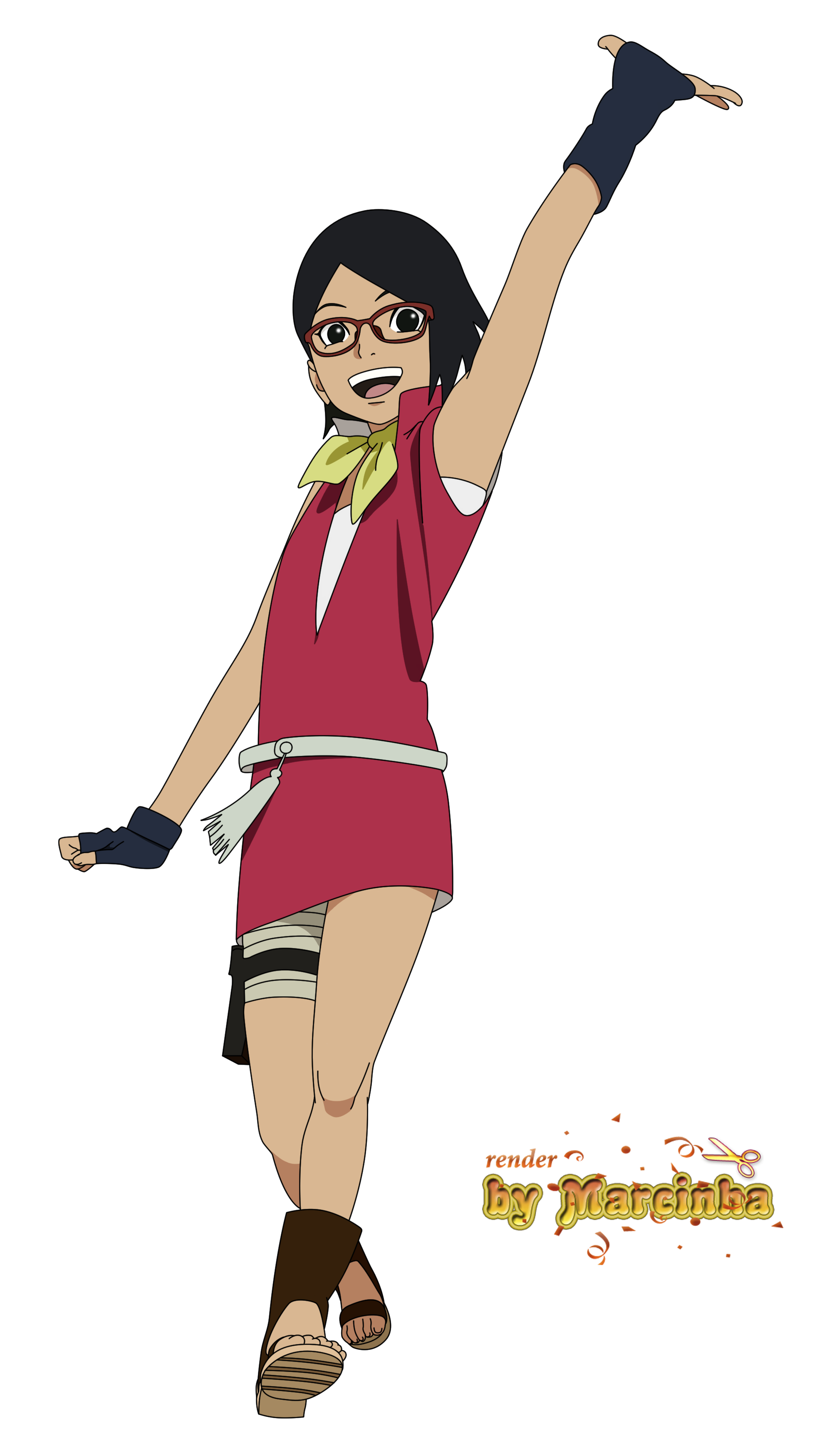 Sarada Uchiha by Ander0w0 on DeviantArt