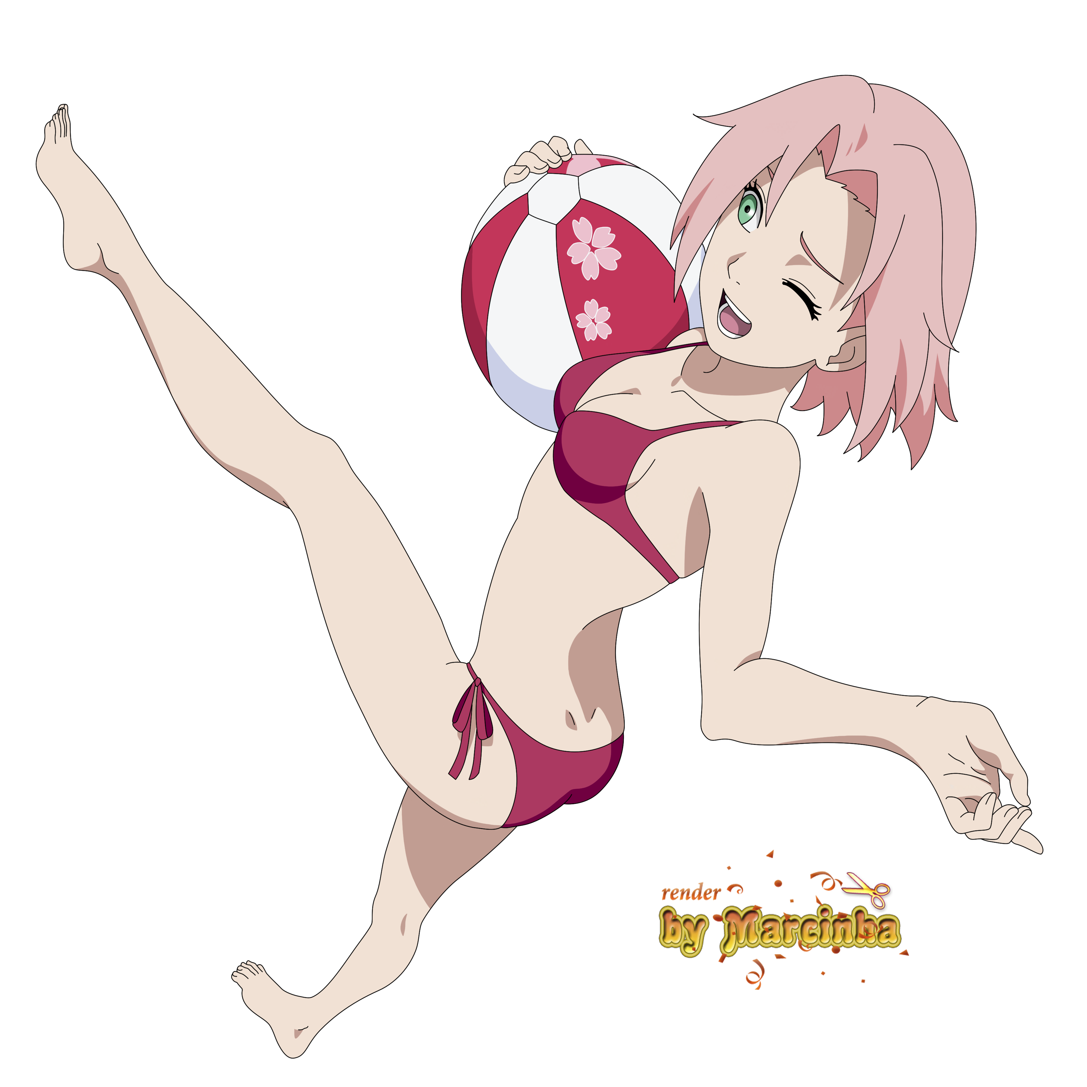 Sakura Swimsuit by Marcinha20 on DeviantArt