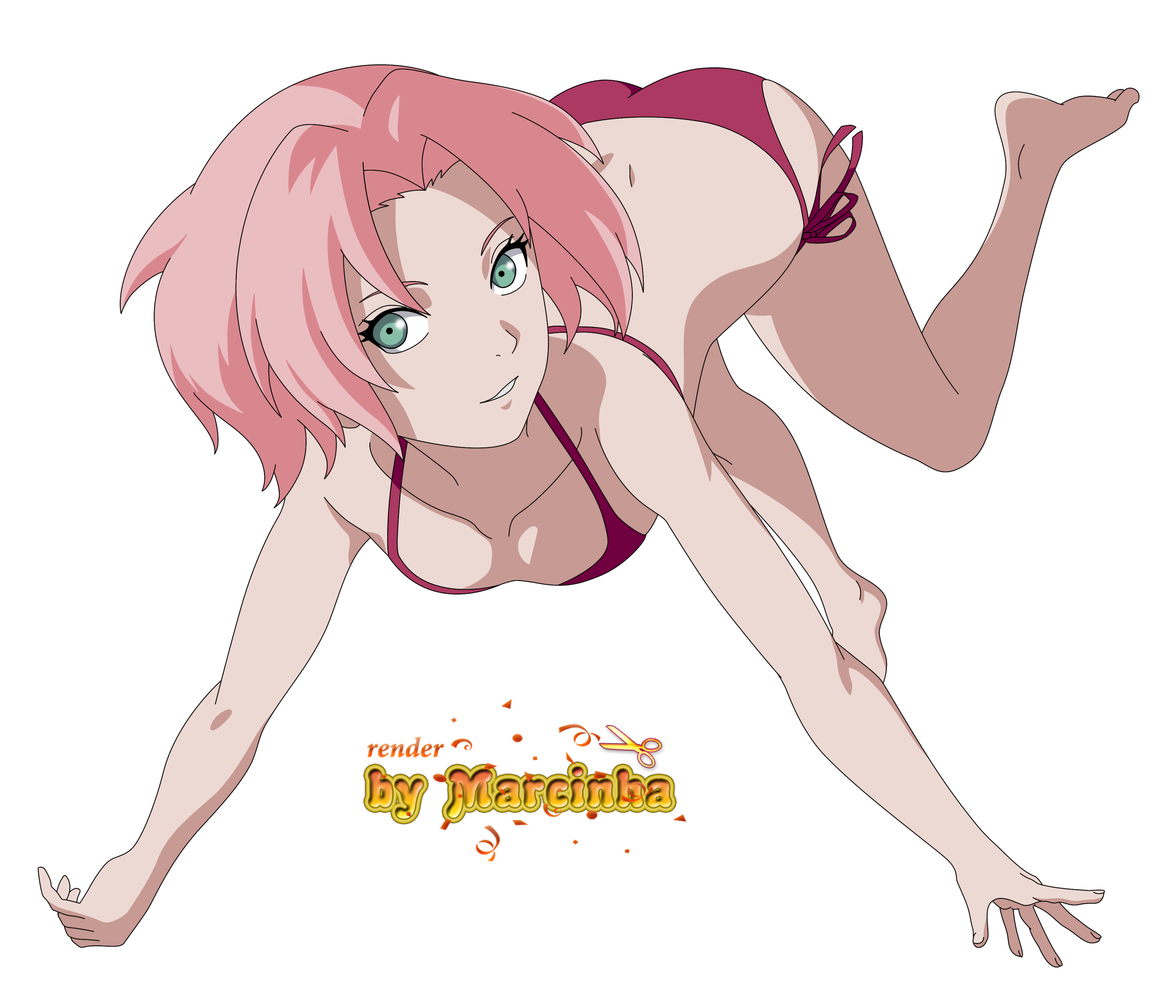 Sakura Swimsuit By Marcinha20 On Deviantart