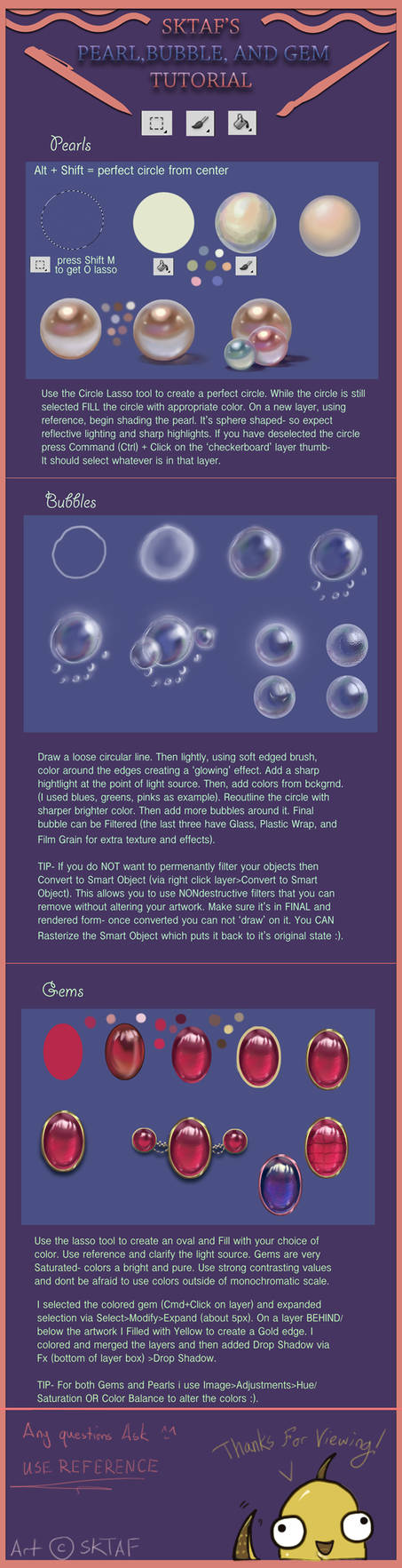 Pearl, Bubble, and Gem Tutorial by MMWoodcock