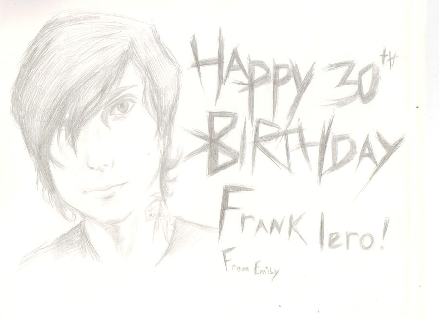 Happy birthday Frank Iero by Llamasgoneh on DeviantArt