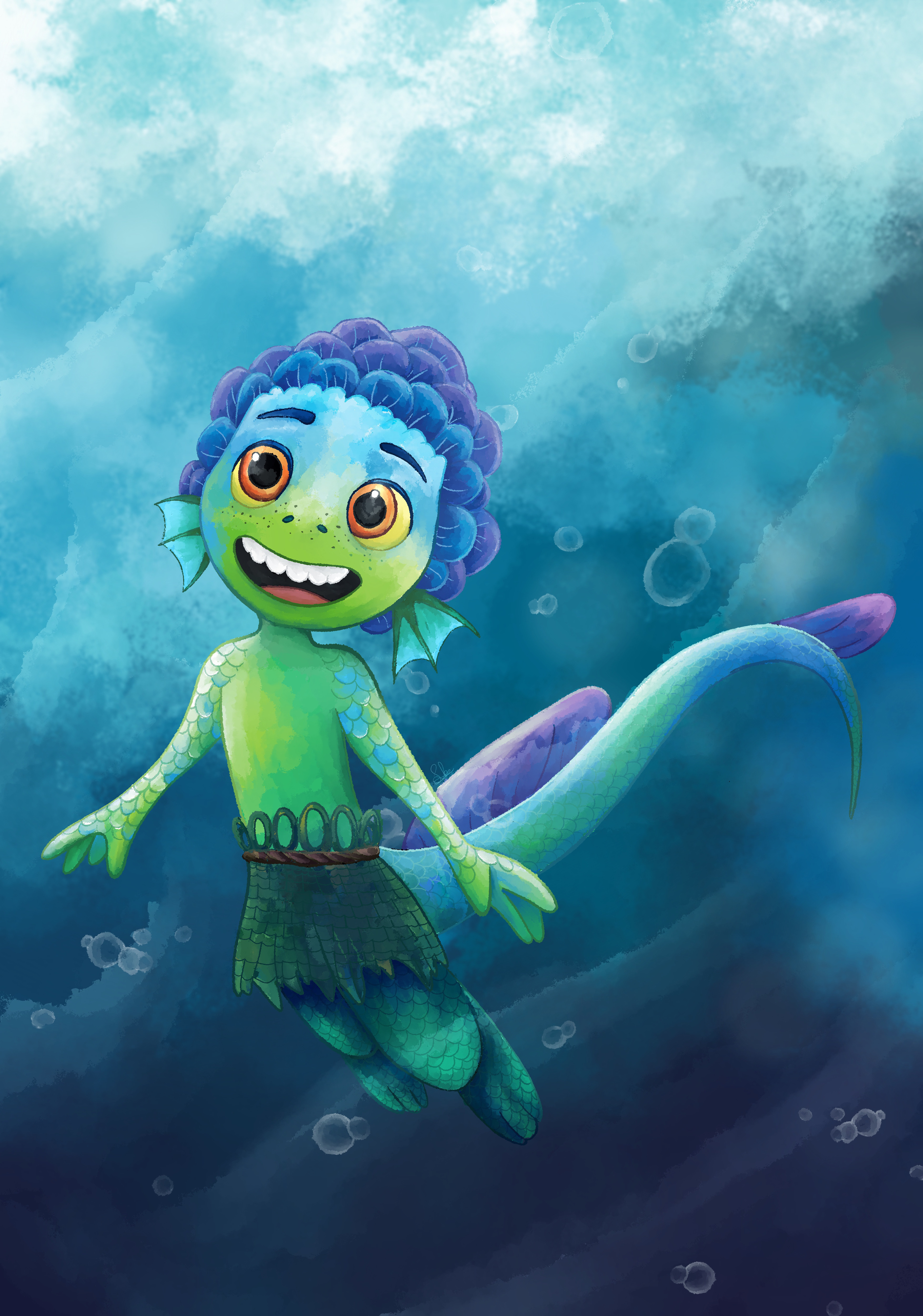 Sea Monster Luca Paguro by MinionFan1024 on DeviantArt