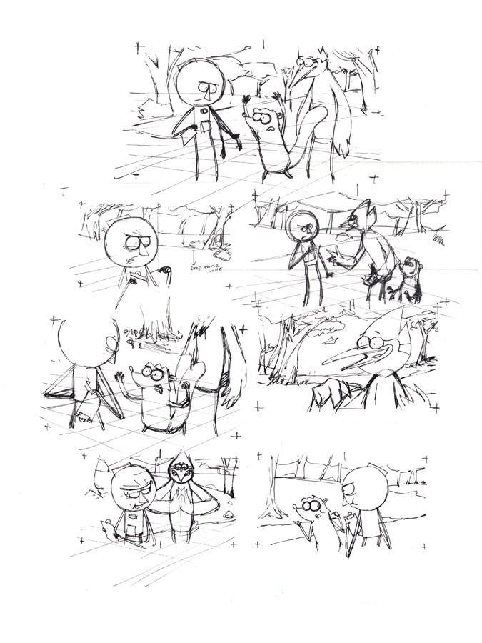 Regular Show storyboard layouts by payprchs on DeviantArt