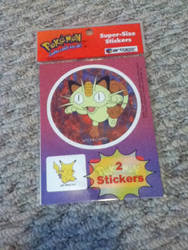 Meowth/Charmander Sticker 2 Pack