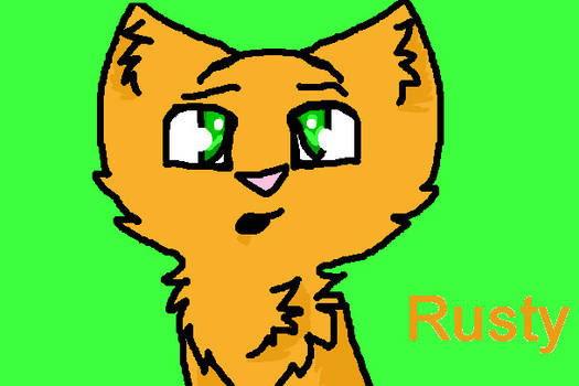 Rusty the kittypet.