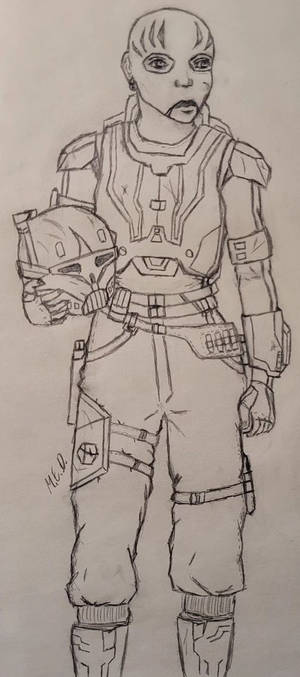 SWTOR Rattataki Bounty Hunter female OC