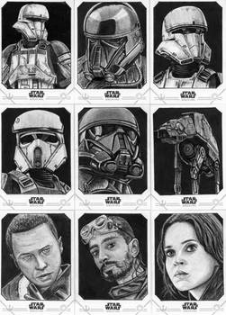 Topps Star Wars Rogue One Series 2 Sketch Cards 