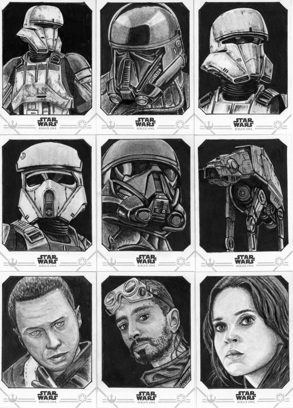 Topps Star Wars Rogue One Series 2 Sketch Cards