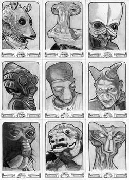 Topps Star Wars 40th Anniversary Sketch Cards