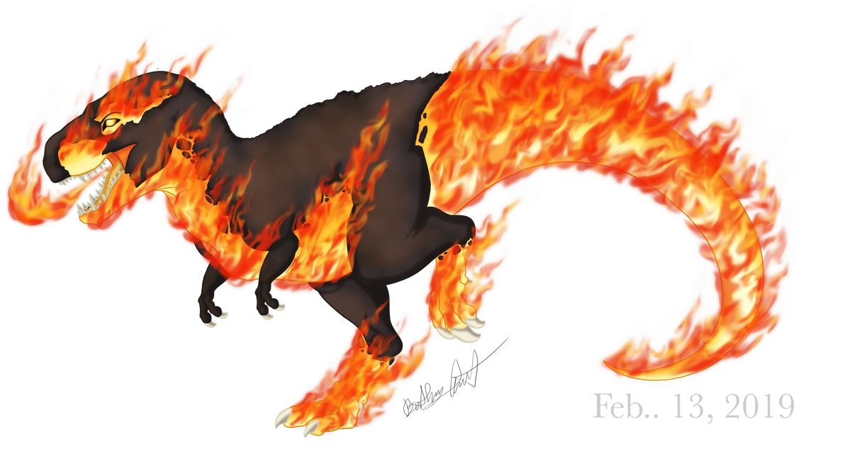 Pyrosaurus Rex by Devinital on DeviantArt