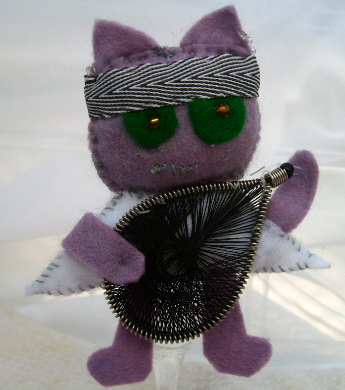 Punk Kitty With Guitar