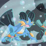 [SpeedArt] Pokemon: Mudkip, Marshtomp, Swampert