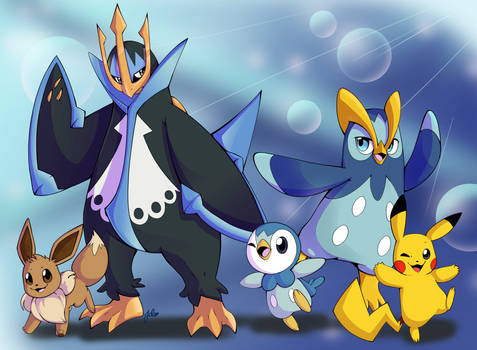 Piplup Evolutions Commission