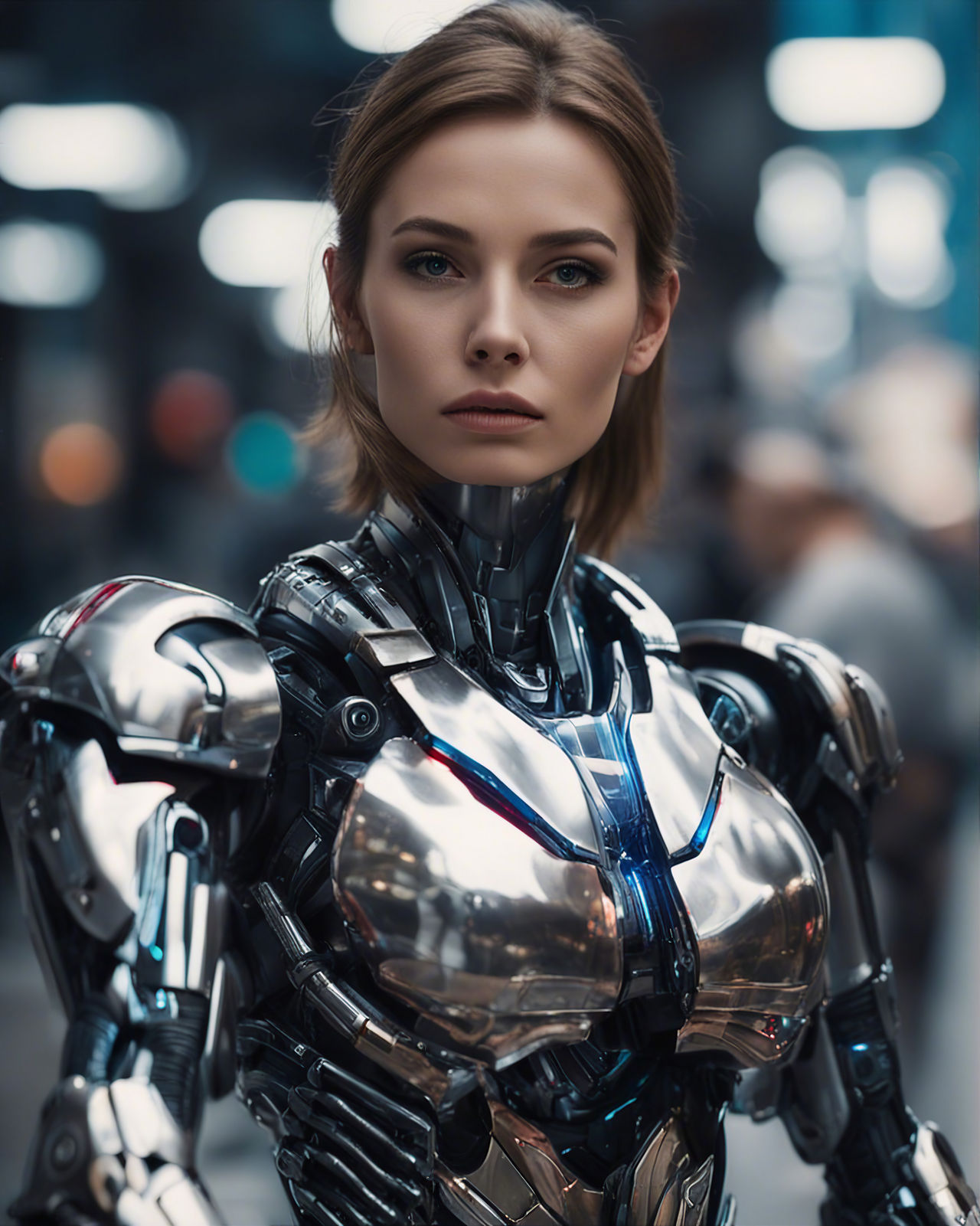 Android Lady chrome lady by Android-Mania on DeviantArt