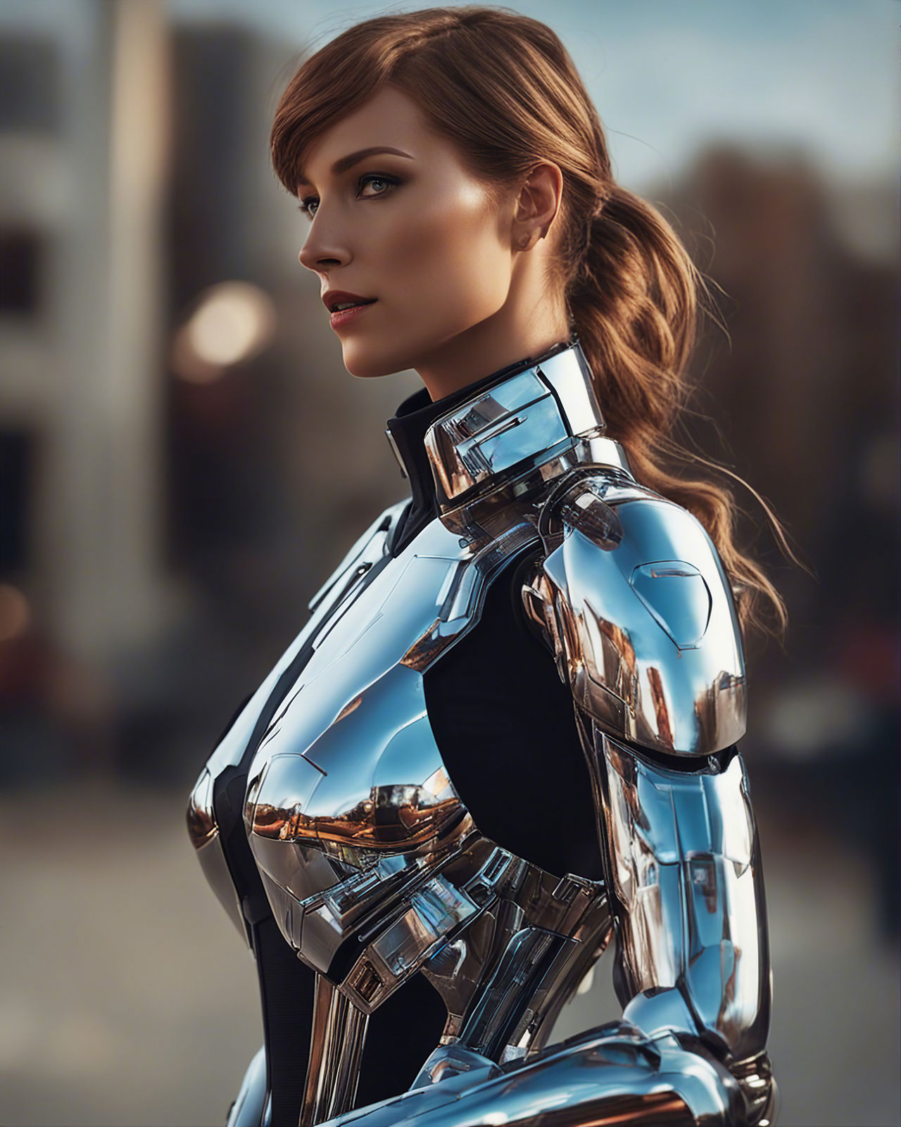 Android Lady Chrome Lady by Android-Mania on DeviantArt