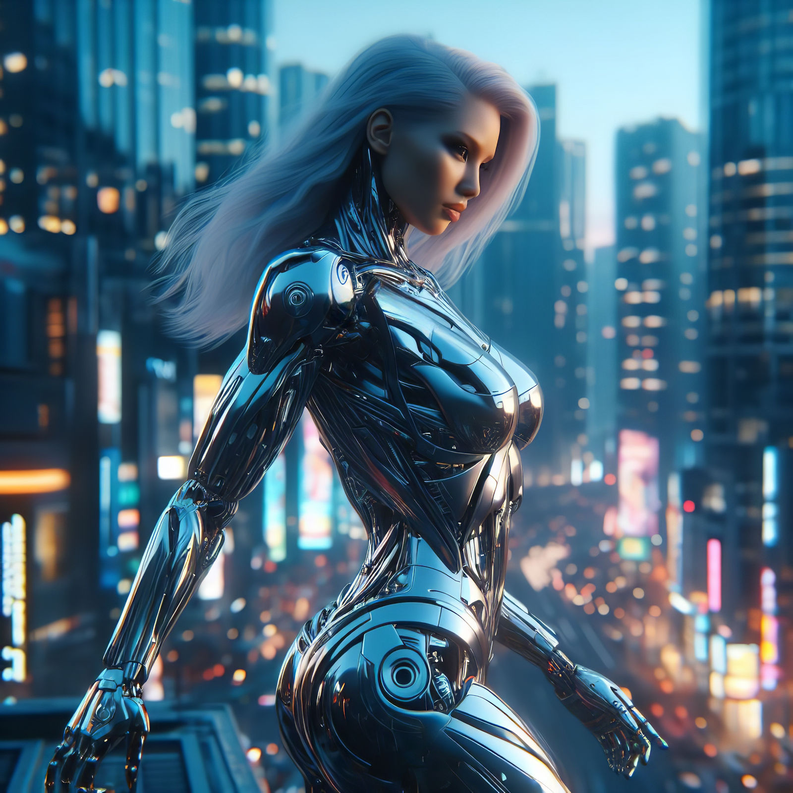 Android Lady Chrome Lady by Android-Mania on DeviantArt