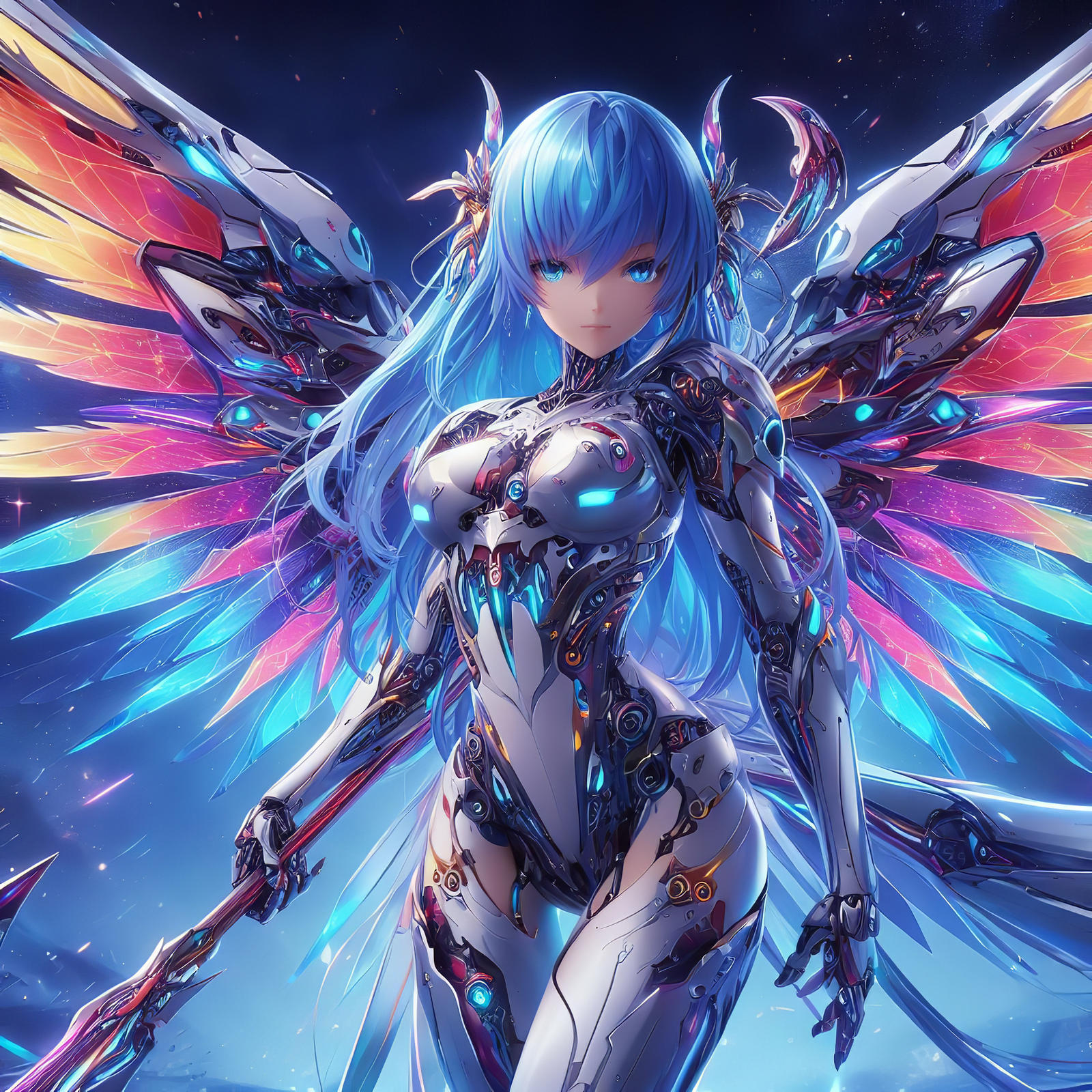 Android Girlfriend (Blue Ver.) Phoenix style by Android-Mania on DeviantArt