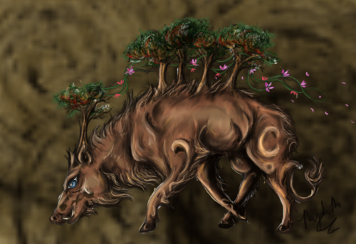 Boar Spirit by HourGlassed on DeviantArt Boar Spirit by HourGlassed on DeviantArt