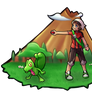 Pokemon - Brendan and Treecko