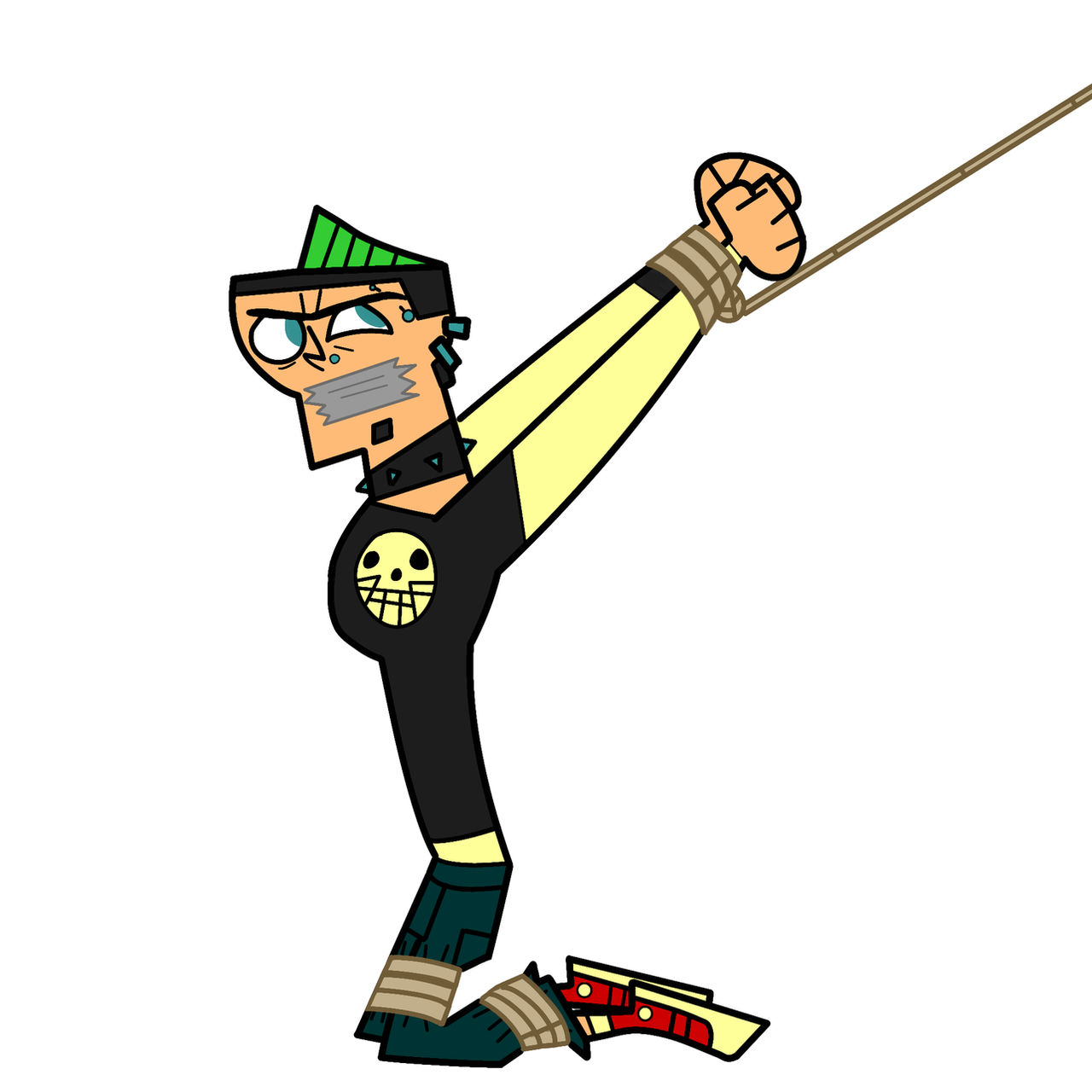 Cartoon Commander Roped Caught rope-handed by D0ntM3ssW1thM1ll13 on DeviantArt