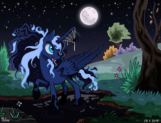 Princess Luna Halloween by Ithlini