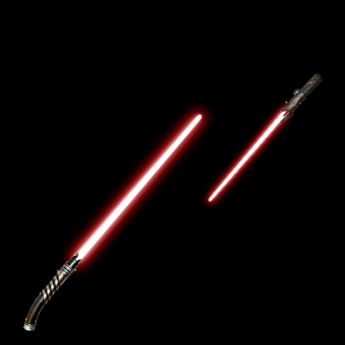 Sith Lightsaber and Shoto