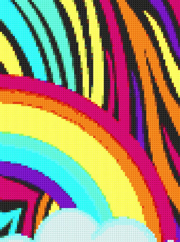 Rainbow Zebra