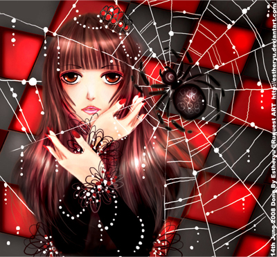 http://fc09.deviantart.net/fs29/f/2008/166/f/4/The_Spider_girl_by_Estheryu.jpg